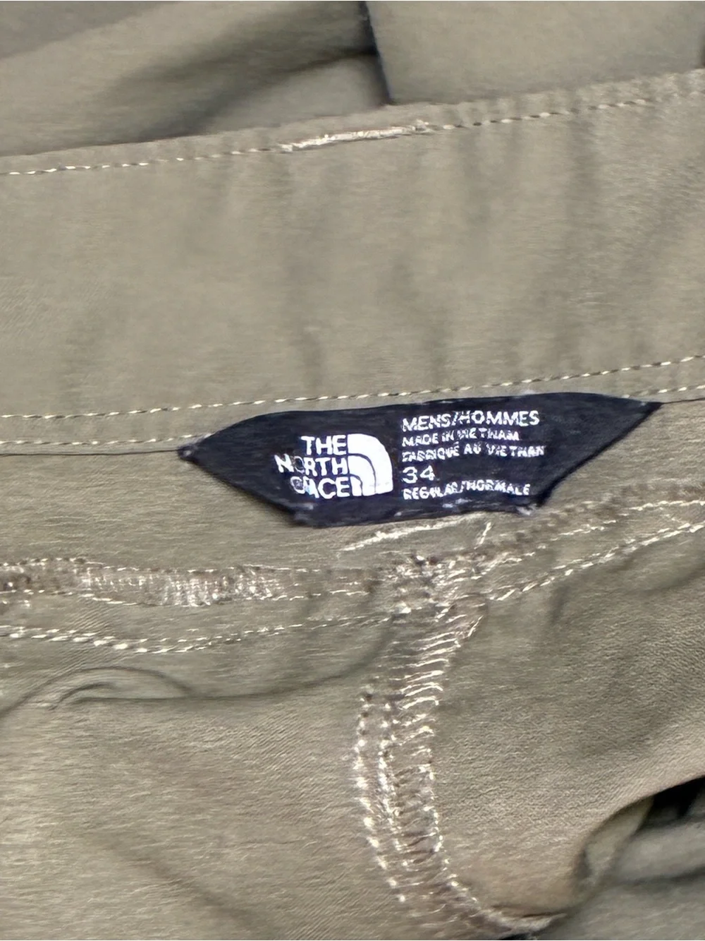 The North Face Men's Olive Hybrid Hiking Shorts